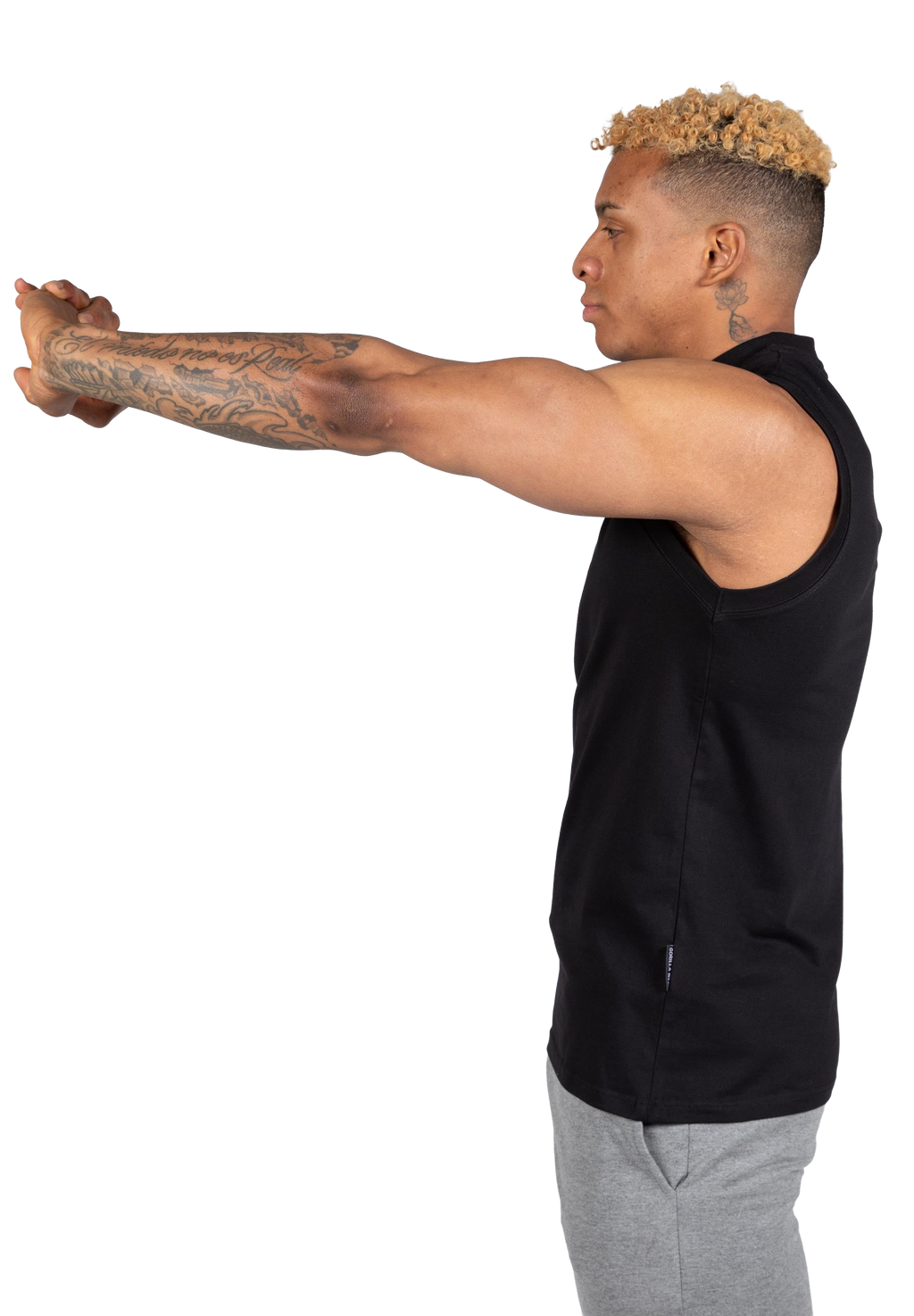 Sorrento Sleeveless T-Shirt - Black