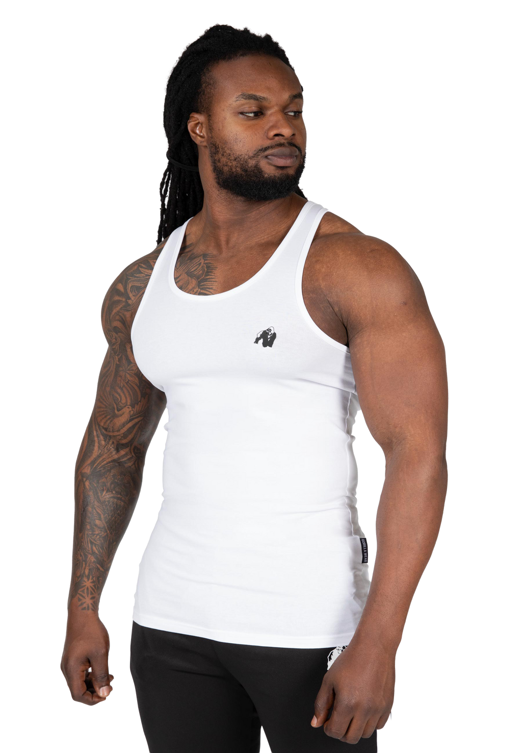 Adams Stretch Tank Top - White