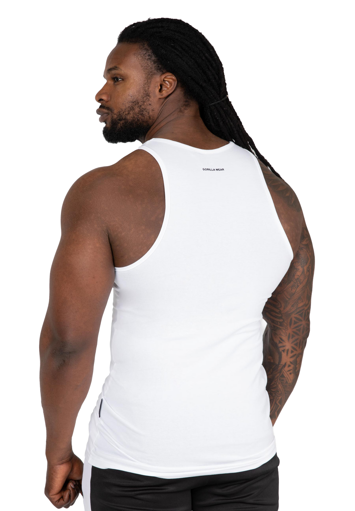 Adams Stretch Tank Top - White