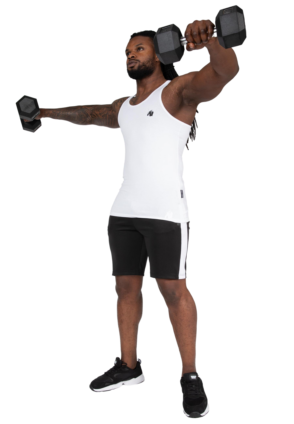 Adams Stretch Tank Top - White