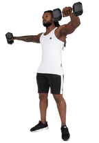 Adams Stretch Tank Top - White