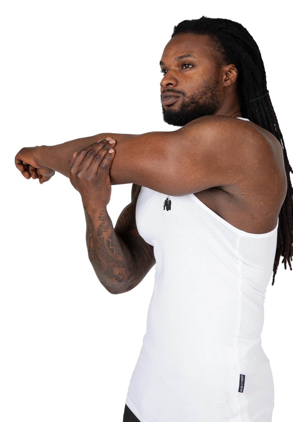 Adams Stretch Tank Top - White