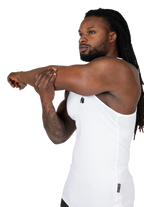 Adams Stretch Tank Top - White