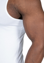 Adams Stretch Tank Top - White
