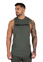 Milo Drop Armhole Tank Top - Green