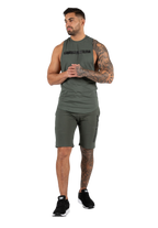 Milo Drop Armhole Tank Top - Green