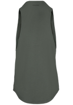 Milo Drop Armhole Tank Top - Green