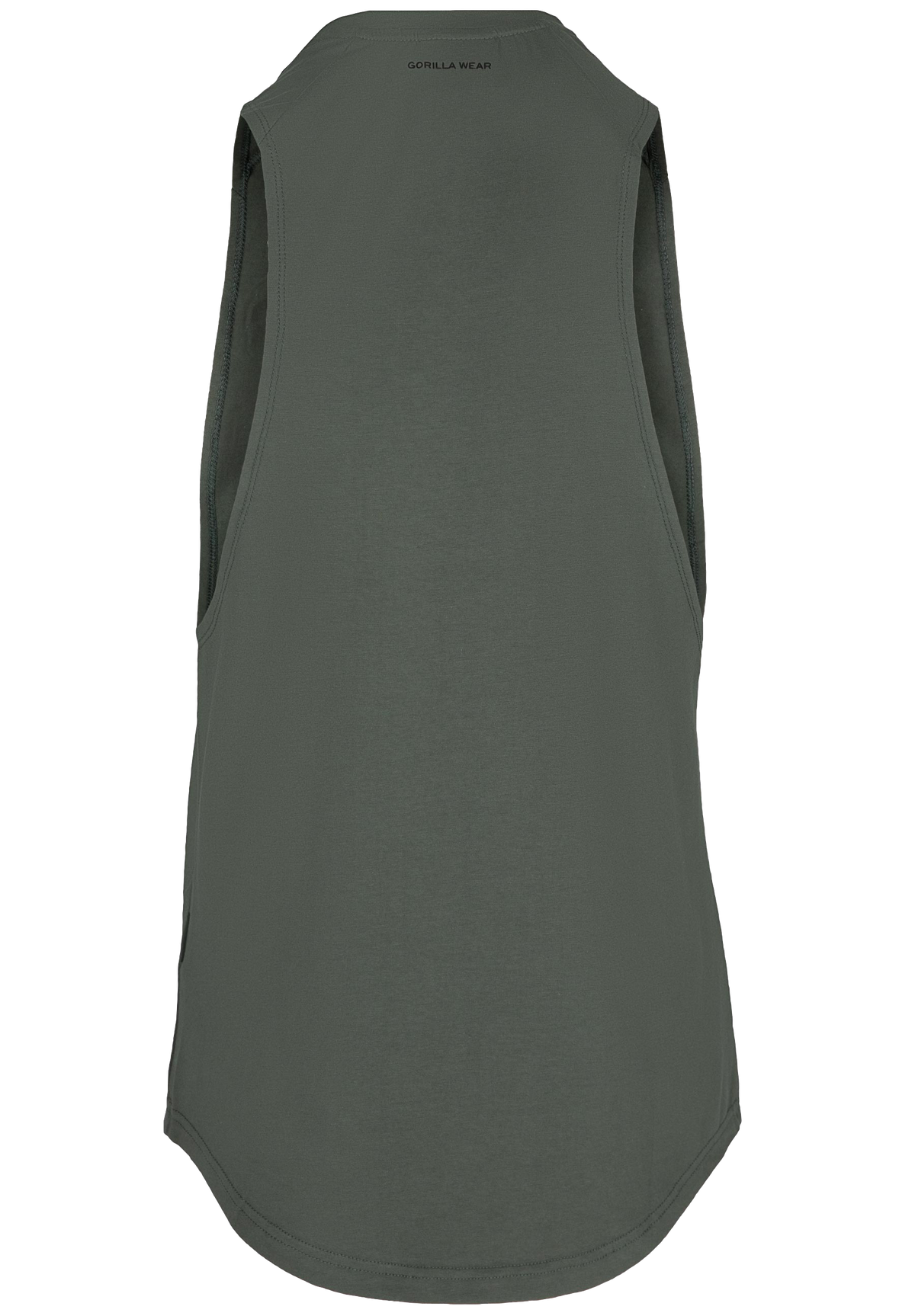 Milo Drop Armhole Tank Top - Green