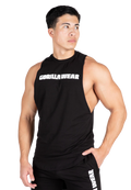 Milo Drop Armhole Tank Top - Black