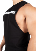 Milo Drop Armhole Tank Top - Black