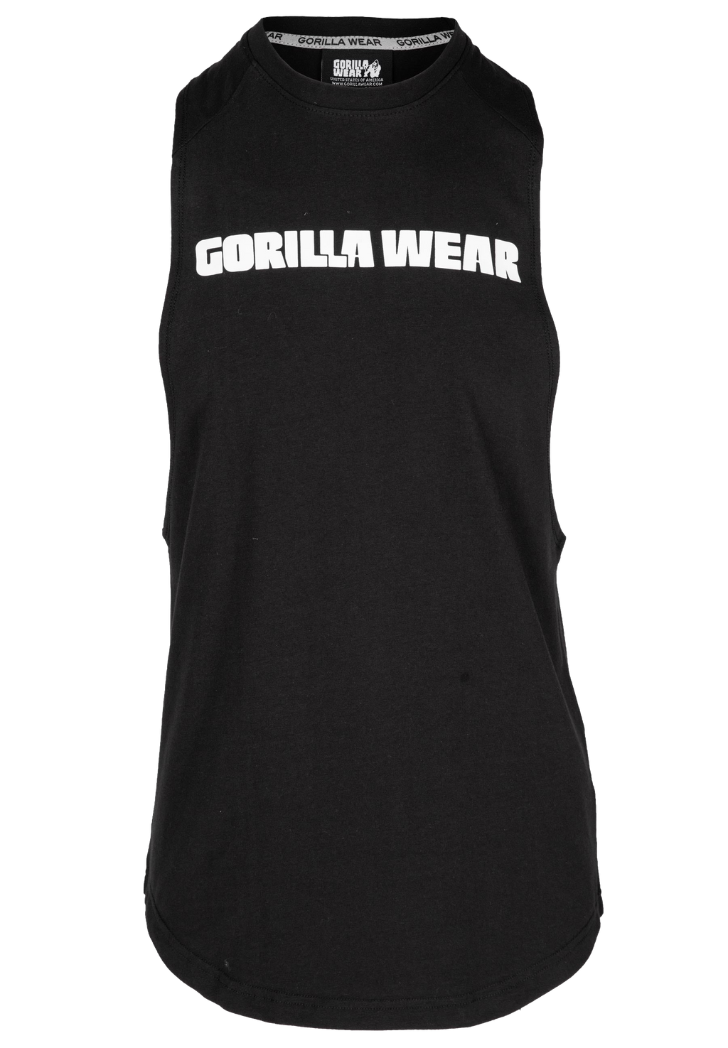 Milo Drop Armhole Tank Top - Black