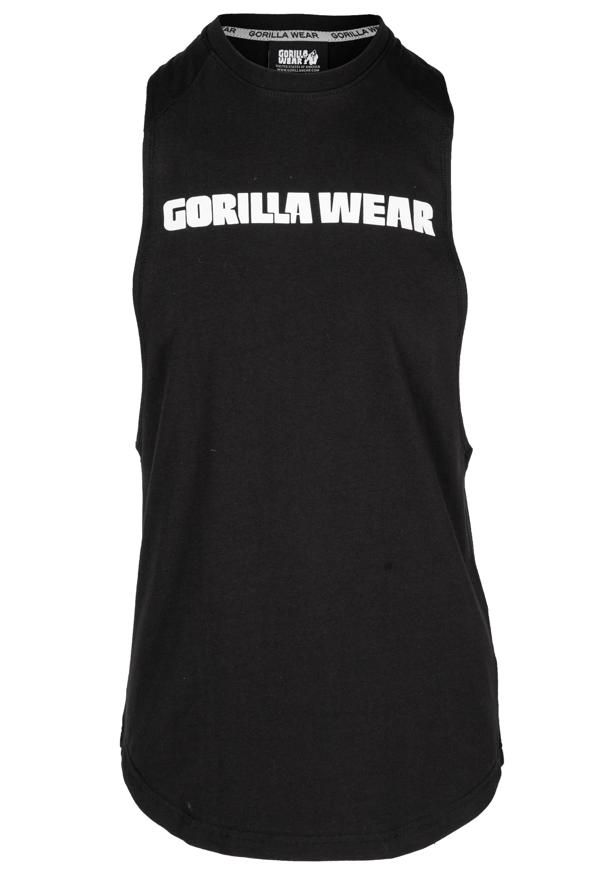 Milo Drop Armhole Tank Top - Black