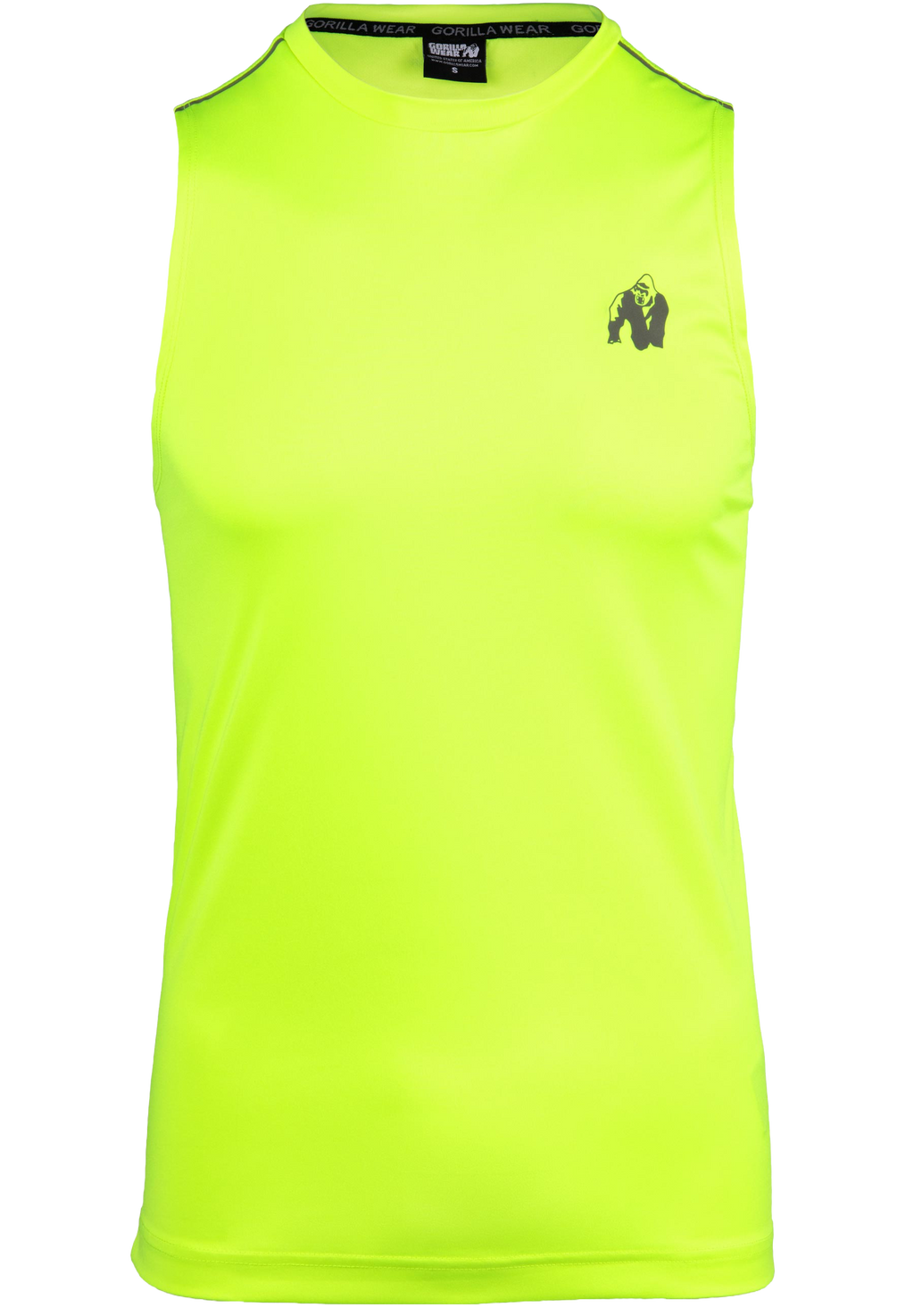 Washington Tank Top - Neon Yellow
