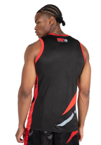 Hornell Tank Top - Black/Red - Unisex