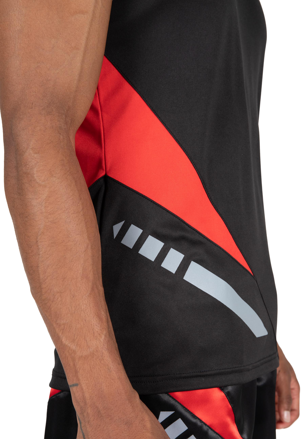 Hornell Tank Top - Black/Red - Unisex