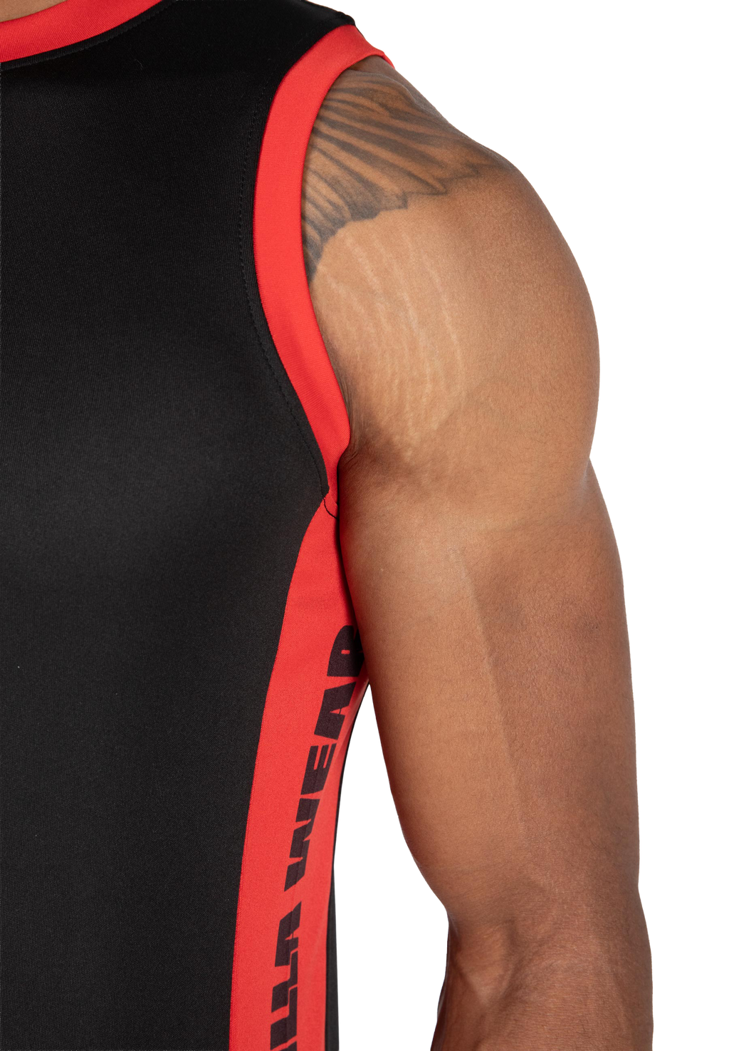 Hornell Tank Top - Black/Red - Unisex