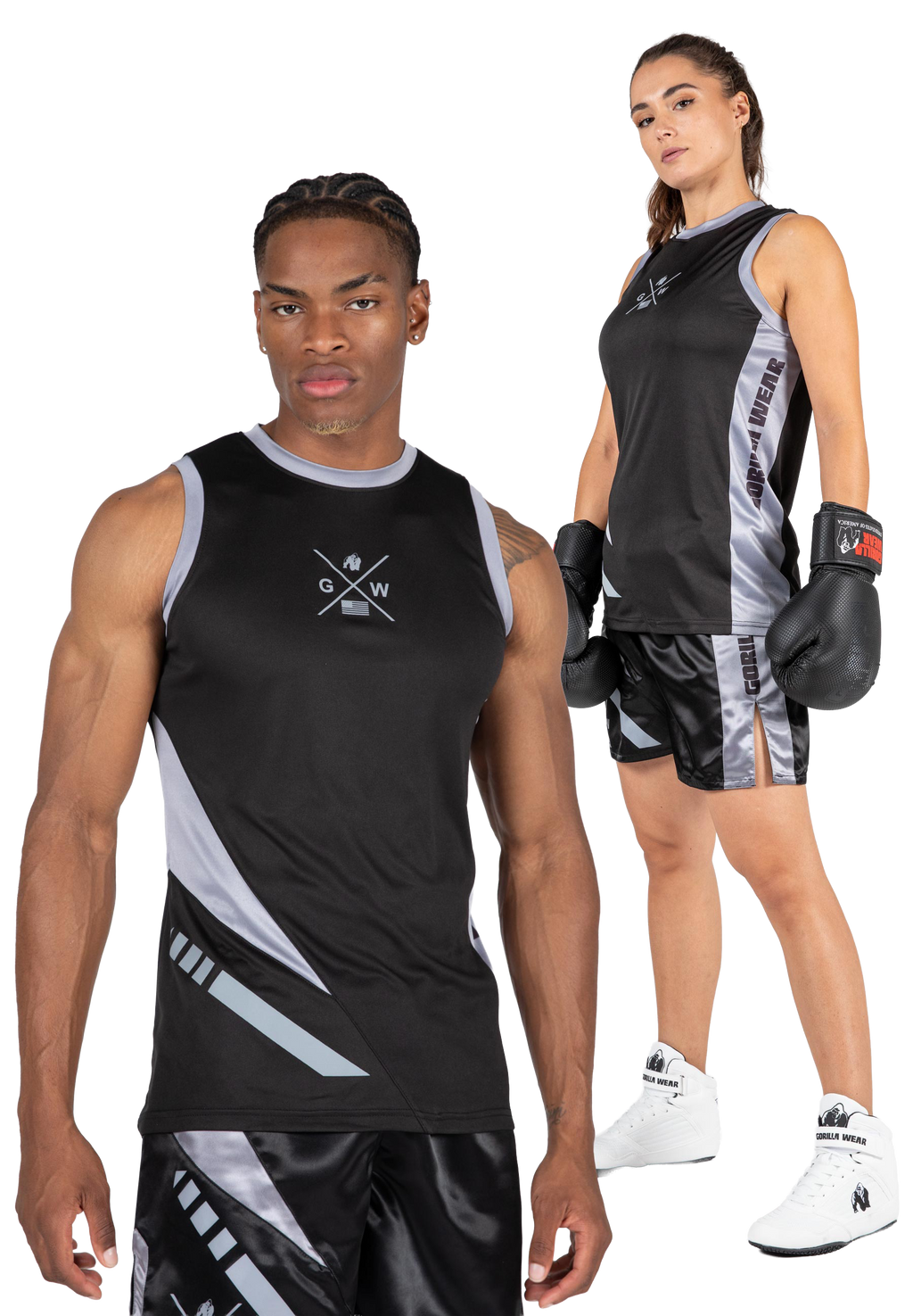 Hornell Tank Top - Black/Gray - Unisex