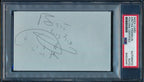 Aretha Franklin Signed/Autographed 3x5 Index Card/Cut Queen of Soul  PSA/DNA