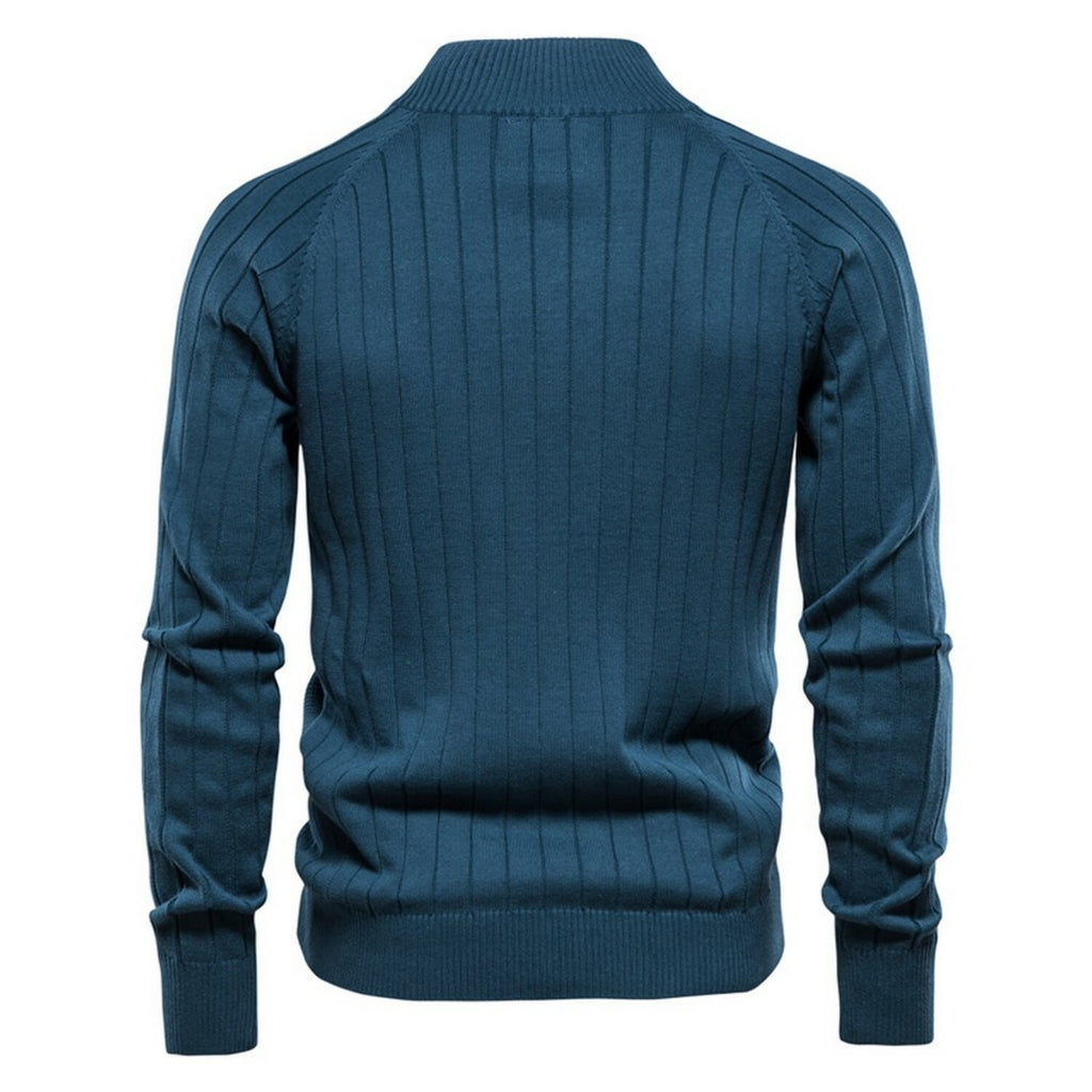 Zip-Up Cardigan // Dark Blue