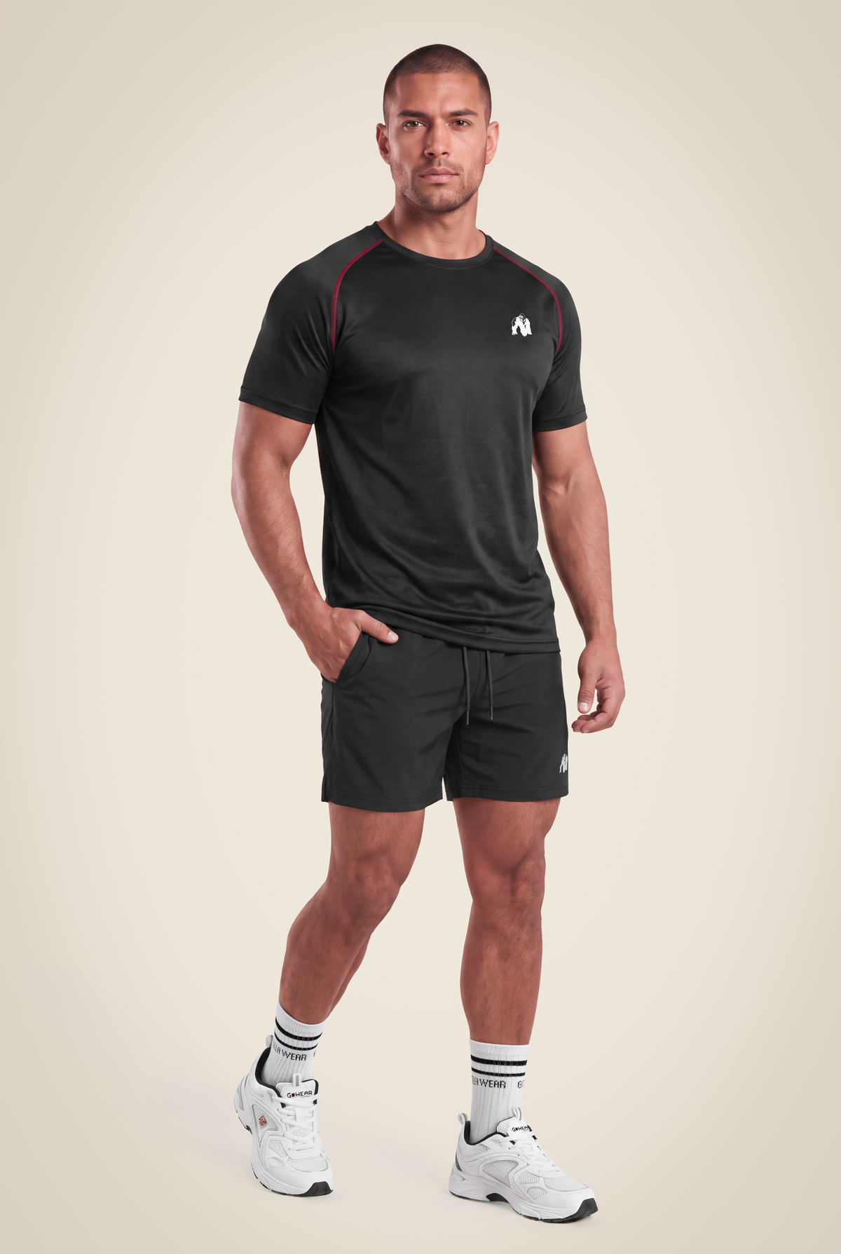 Performance T-Shirt - Black/Red