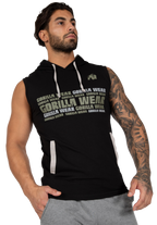 Melbourne S/L Hooded T-shirt - Black
