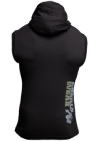 Melbourne S/L Hooded T-shirt - Black