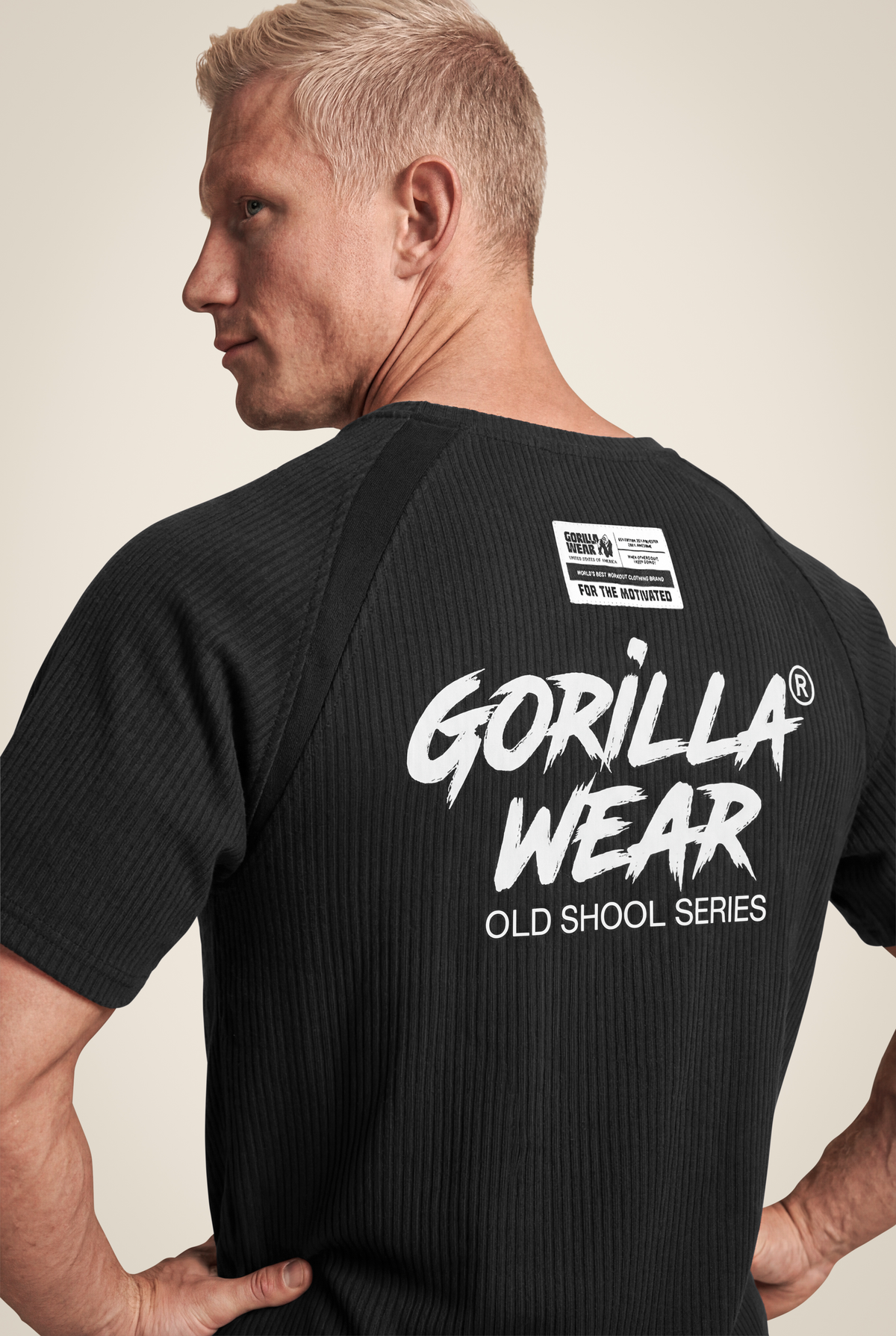 Augustine Old School Workout Top - Black