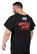Augustine Old School Workout Top - Black/Red