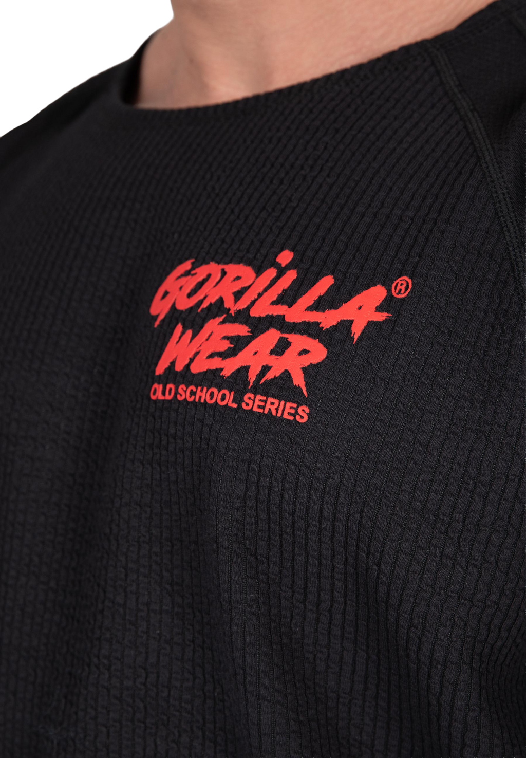 Augustine Old School Workout Top - Black/Red