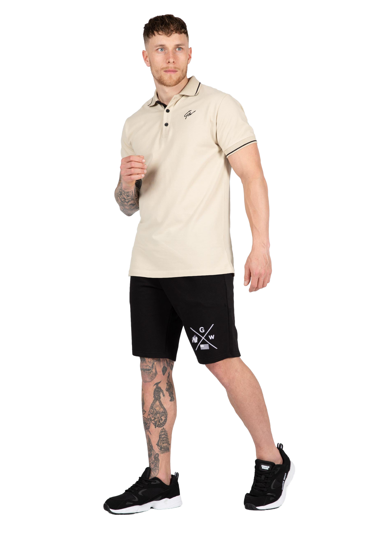 Delano Polo - Beige/Black