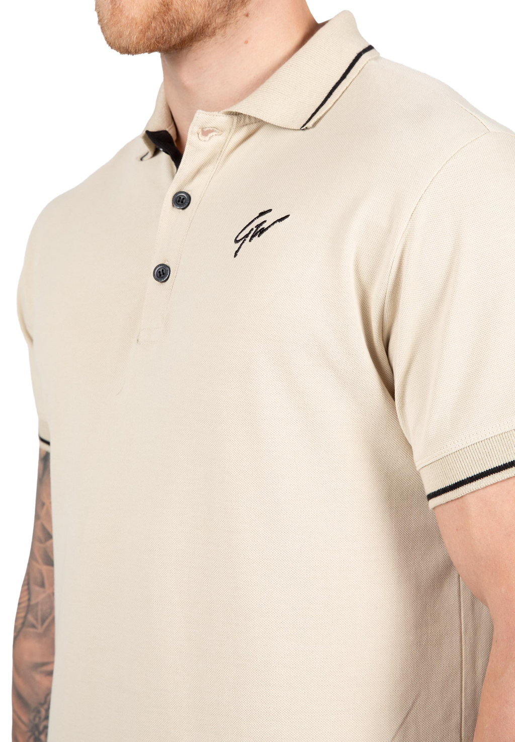 Delano Polo - Beige/Black
