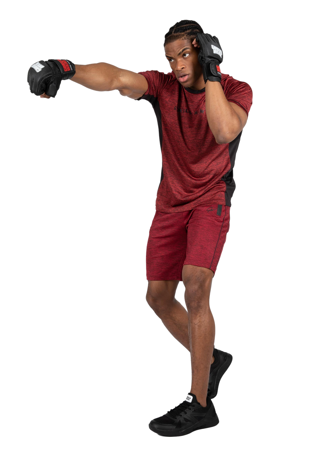 Fremont T-Shirt - Burgundy/Black