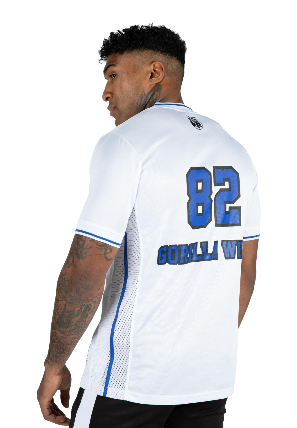 San Mateo T-Shirt - White/Blue