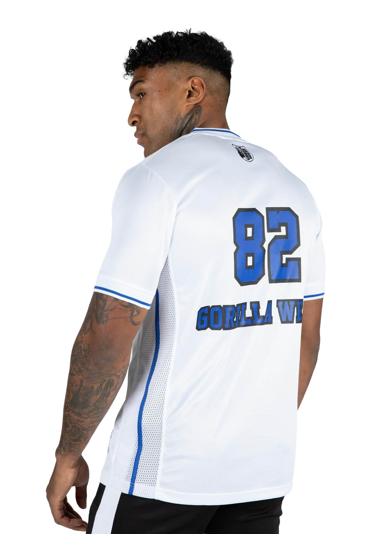 San Mateo T-Shirt - White/Blue
