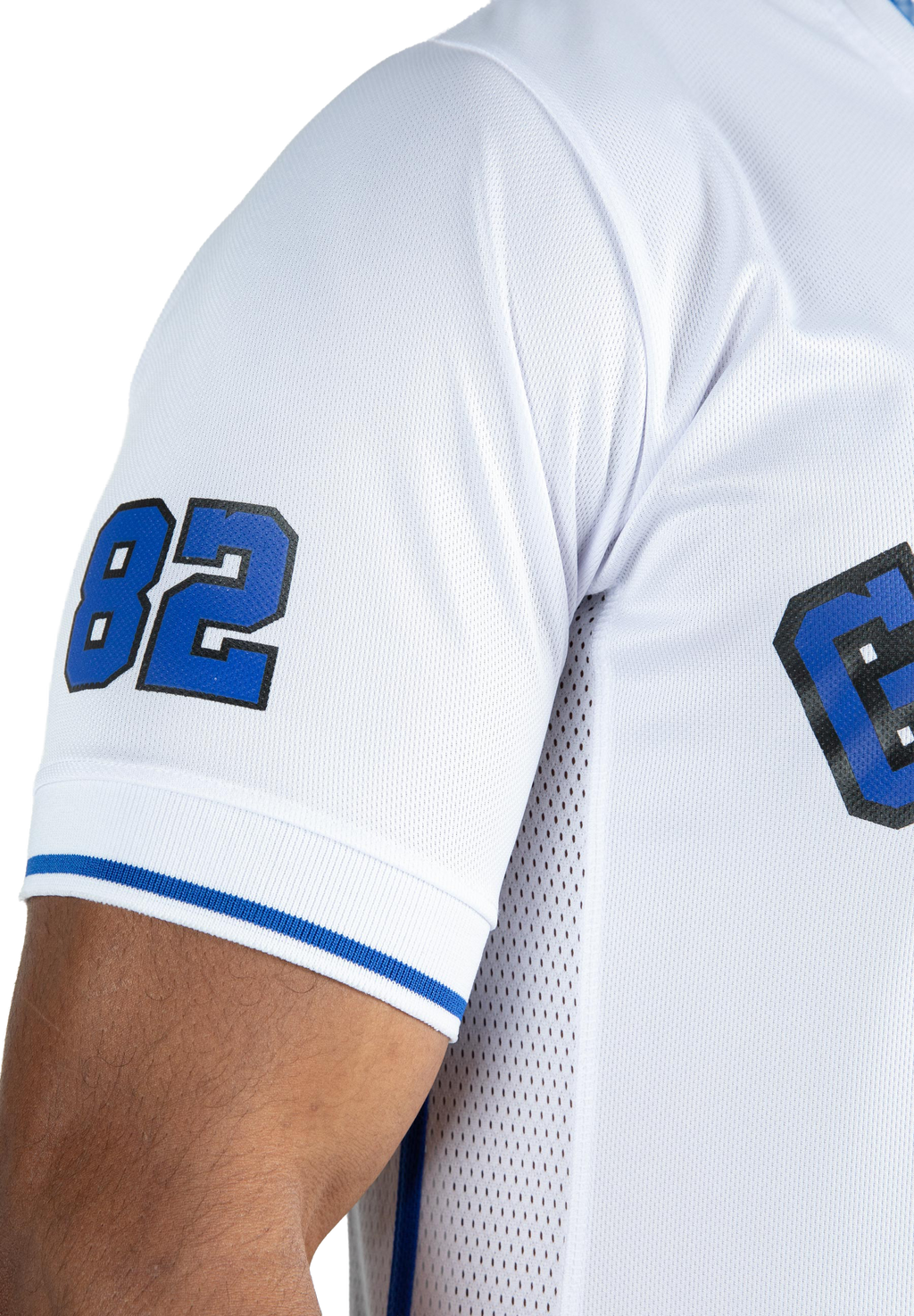 San Mateo T-Shirt - White/Blue