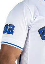 San Mateo T-Shirt - White/Blue