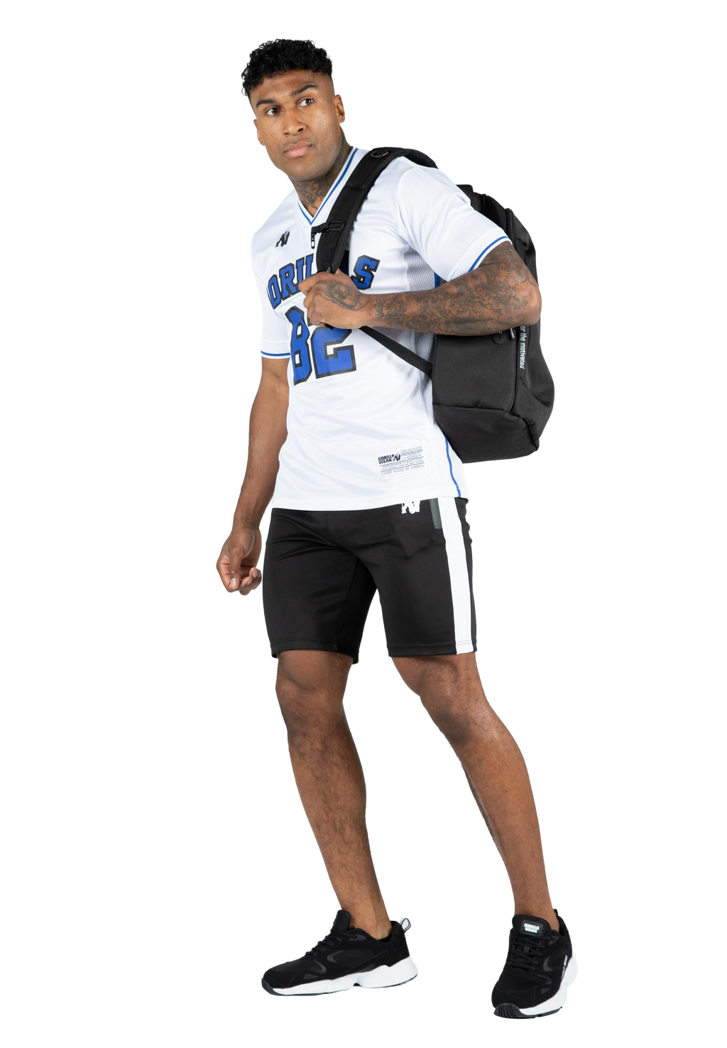 San Mateo T-Shirt - White/Blue