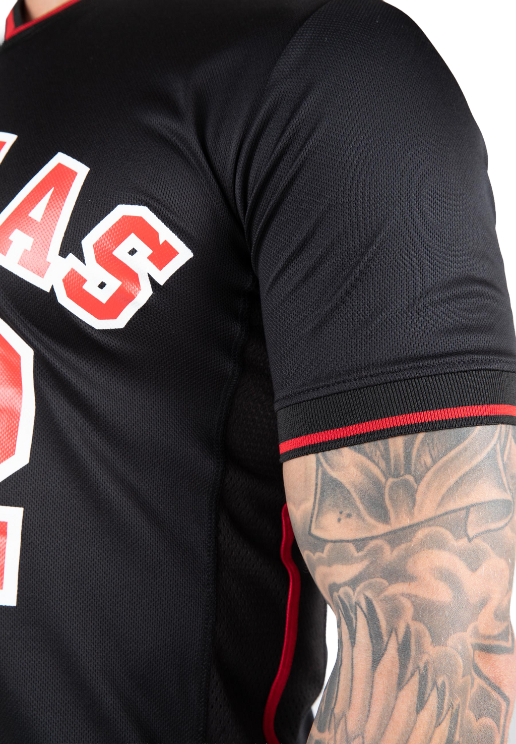 San Mateo T-shirt - Black/Red