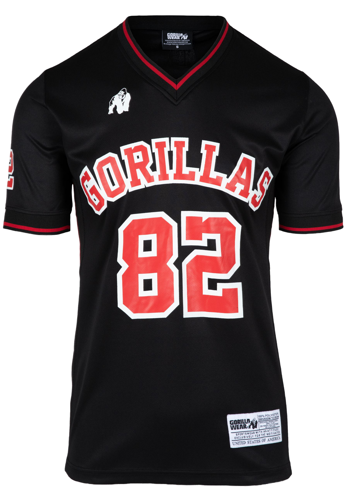 San Mateo T-shirt - Black/Red