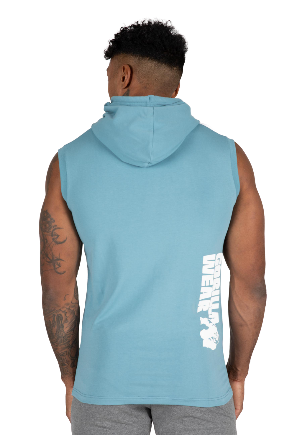 Oswego S/L Hooded T-shirt - Blue