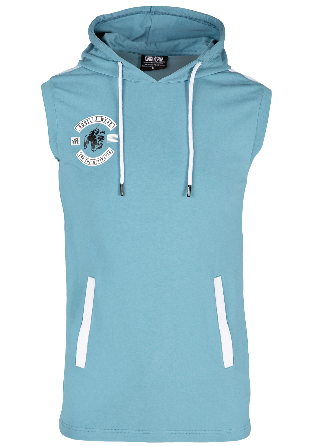 Oswego S/L Hooded T-shirt - Blue