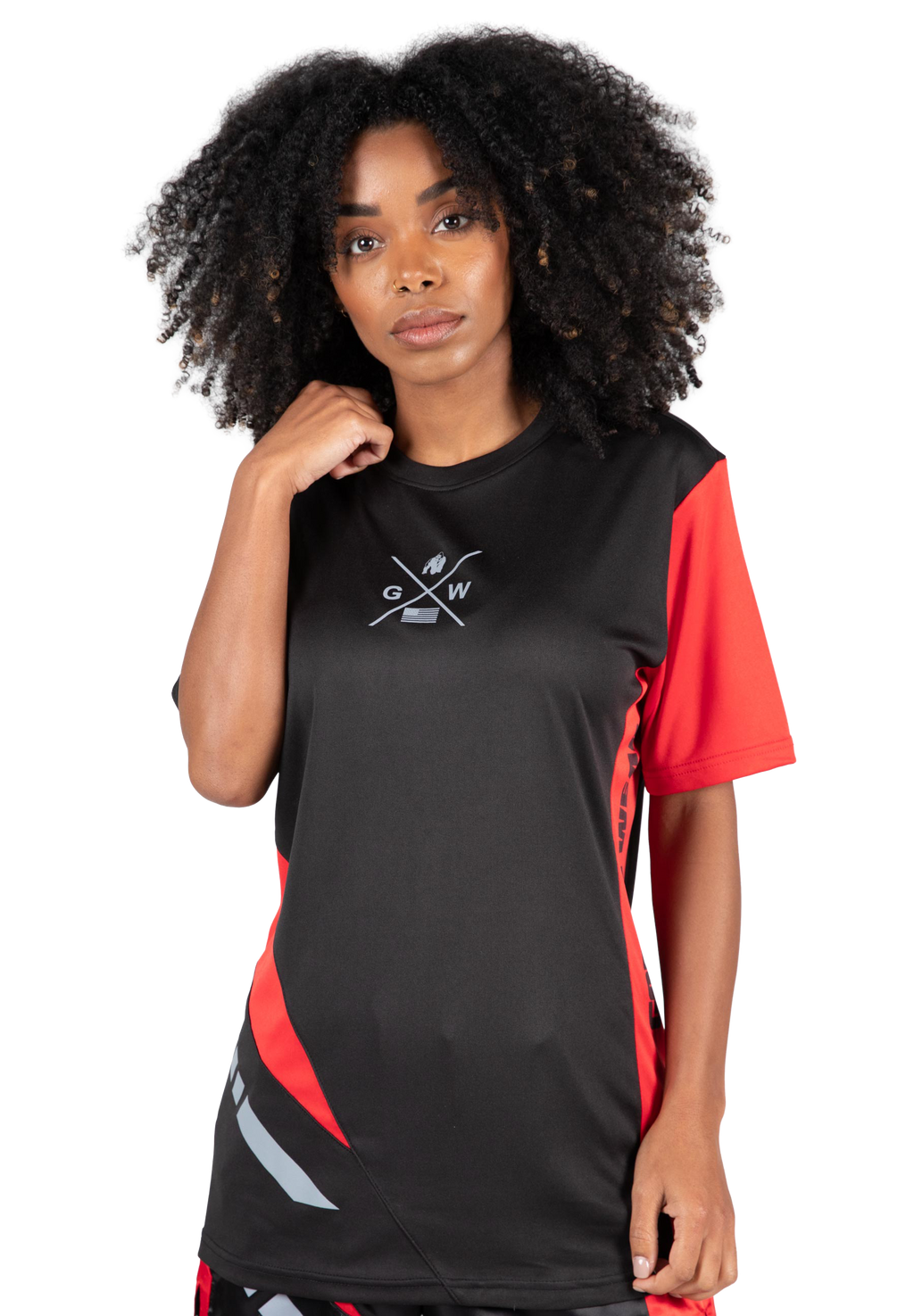 Hornell T-Shirt - Black/Red - Unisex