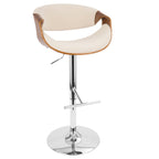 Curvo - Mid Century Modern Adjustable Barstool With Swivel (#2)