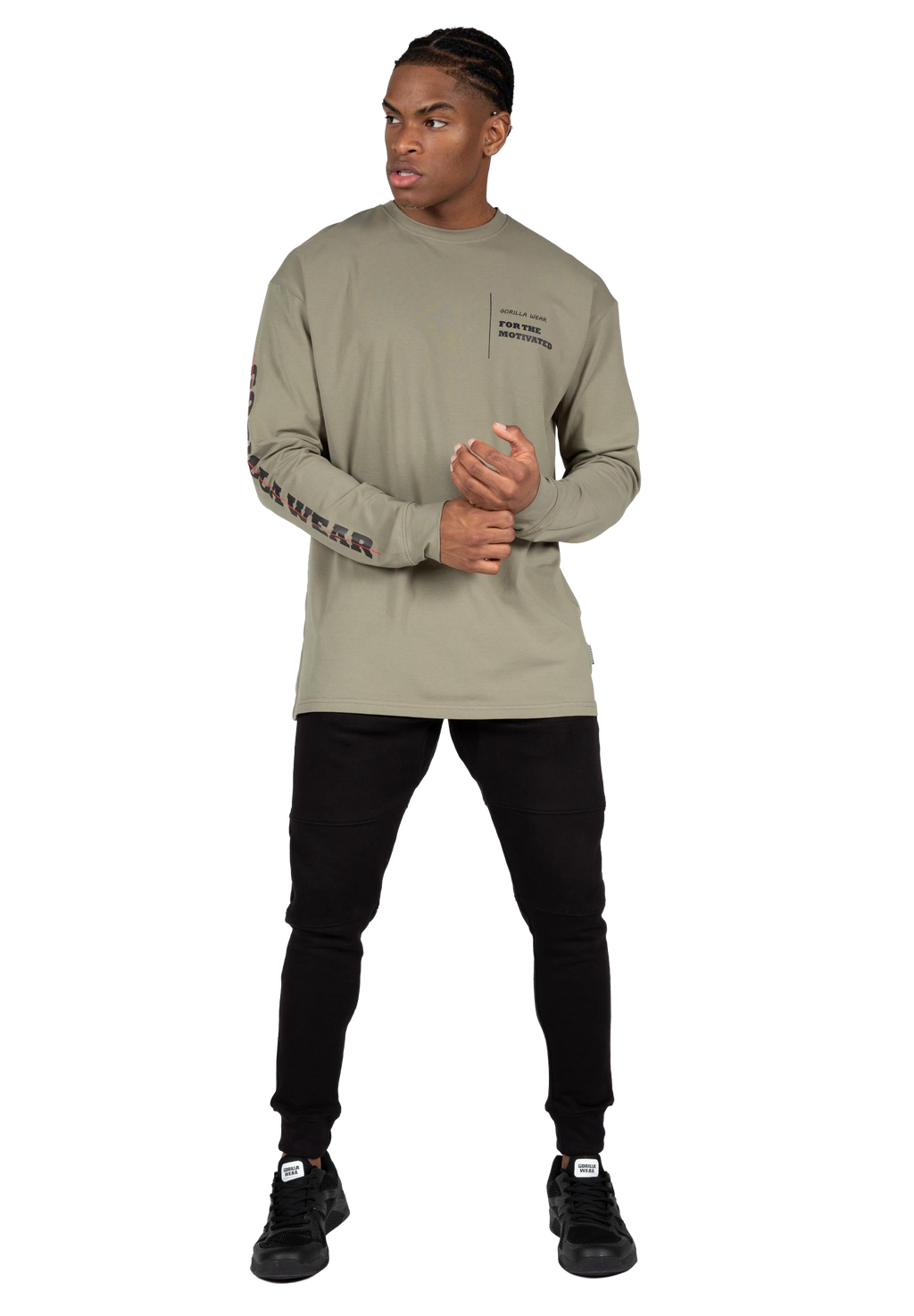Boise Oversized Long Sleeve - Army Green