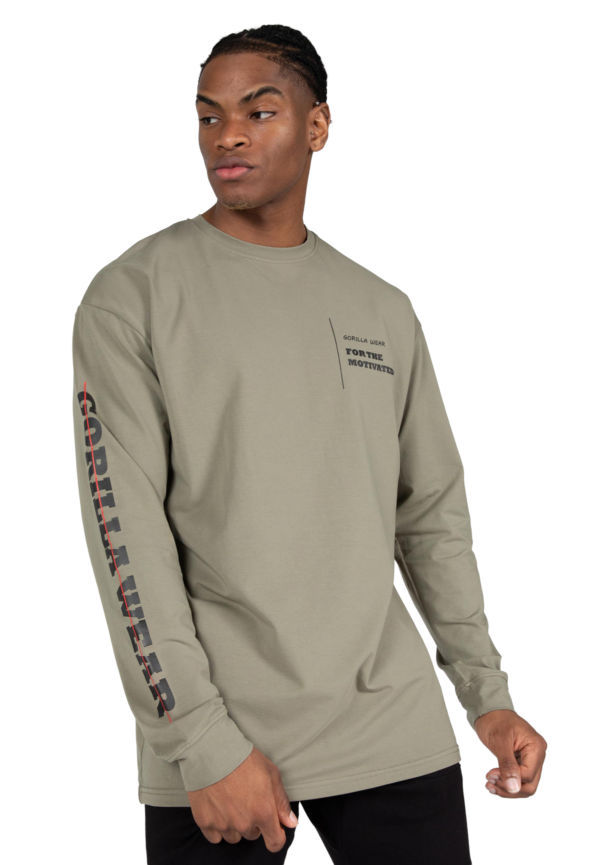 Boise Oversized Long Sleeve - Army Green