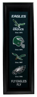 Philadelphia Eagles Felt Traditional Banner Framed 190796