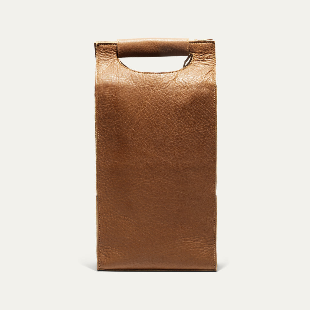 Double Leather Wine Case