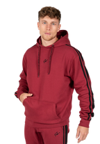Banks Oversized Hoodie - Burgundy Red/Black