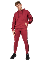 Banks Oversized Hoodie - Burgundy Red/Black