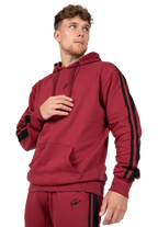 Banks Oversized Hoodie - Burgundy Red/Black